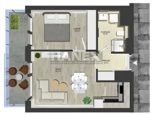 Pronájem bytu 2+kk, Praha - Strašnice, Za strašnickou vozovnou, 57 m2