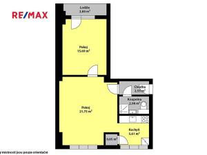 Pronájem bytu 2+1, Kolín, Družstevní, 55 m2