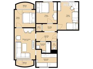 Prodej bytu 4+1, České Budějovice, K. Štěcha, 78 m2