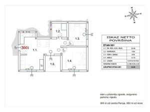 Prodej bytu 3+kk, Peroj, Chorvatsko, 55 m2