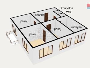Pronájem bytu 3+1, Nové Město nad Metují, Klosova, 75 m2