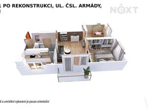 Prodej bytu 3+1, Zábřeh, Československé armády, 60 m2