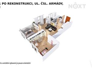 Prodej bytu 3+1, Zábřeh, Československé armády, 60 m2