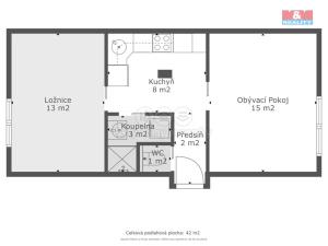 Prodej bytu 2+1, Příbram - Příbram VII, třída Osvobození, 42 m2