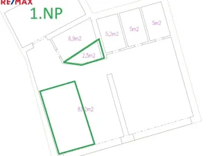 Pronájem bytu 1+kk, Kladno, Hajnova, 40 m2