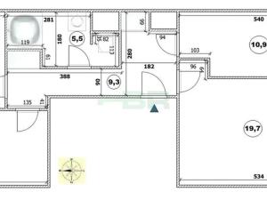 Prodej bytu 3+1, Praha - Stodůlky, Amforová, 80 m2