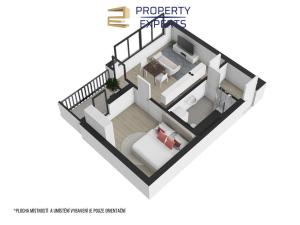 Pronájem bytu 2+kk, Kuřim, Záhoří, 43 m2