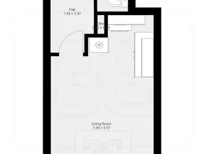 Pronájem bytu 1+kk, Praha - Háje, Hlavatého, 27 m2