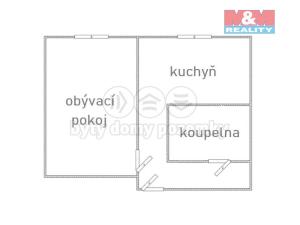 Pronájem bytu 1+1, Vlašim, 36 m2