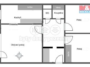 Prodej bytu 3+1, Praha - Chodov, Láskova, 71 m2