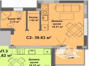 Prodej bytu 1+kk, Nesebar, Bulharsko, 34 m2