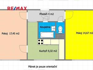 Prodej bytu 2+1, Praha - Hloubětín, Zelenečská, 48 m2
