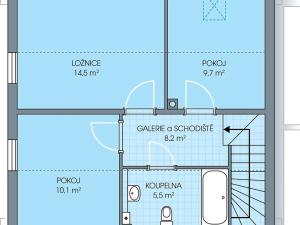 Prodej rodinného domu, Praha, 108 m2
