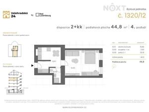 Prodej bytu 2+kk, Praha - Vinohrady, Velehradská, 44 m2
