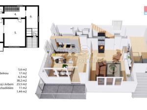 Prodej rodinného domu, Košátky, 133 m2