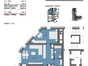 Prodej bytu 3+kk, Šlapanice, 101 m2