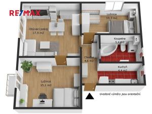 Prodej bytu 3+1, Beroun, Jiřího Wolkera, 57 m2