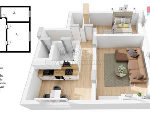 Prodej bytu 2+1, Kladno, Helsinská, 54 m2