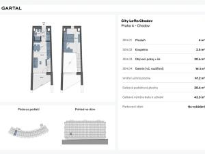 Prodej bytu 2+kk, Praha - Chodov, Valentova, 43 m2