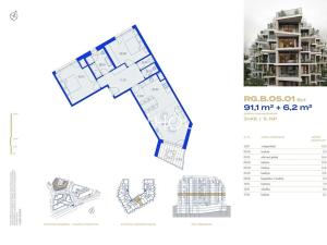 Prodej bytu 3+kk, Praha - Strašnice, Ramonova, 97 m2