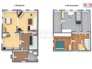 Pronájem rodinného domu, Stříbrná, 228 m2