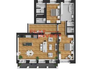 Pronájem bytu 3+kk, Praha - Nové Město, Masarykovo nábřeží, 129 m2