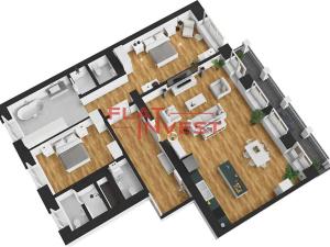 Pronájem bytu 3+kk, Praha - Nové Město, Masarykovo nábřeží, 129 m2