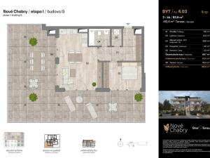 Prodej bytu 2+kk, Praha - Dolní Chabry, 63 m2