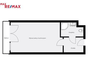 Prodej bytu 1+kk, Praha - Háje, Sochorcova, 31 m2
