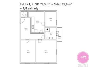 Prodej bytu 3+1, Olomouc, Růženy Svobodové, 77 m2