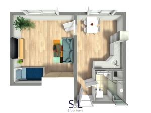 Pronájem bytu 2+kk, Jablonec nad Nisou, Liberecká, 40 m2