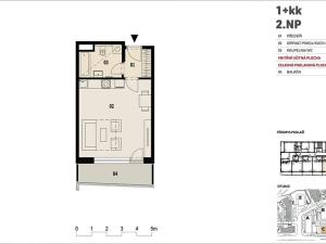 Pronájem bytu 1+kk, Praha - Žižkov, Olgy Havlové, 35 m2