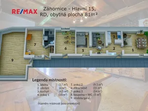 Prodej rodinného domu, Záhornice, Hlavní, 140 m2
