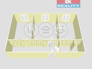 Pronájem bytu 2+1, Český Těšín, Polní, 43 m2