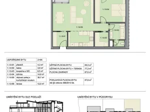 Prodej bytu 2+kk, Brno, Na kopcích, 68 m2