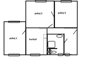 Pronájem bytu 3+1, Teplice, Svojsíkova, 74 m2