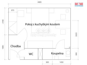 Prodej bytu 1+kk, Brno, Leitnerova, 21 m2
