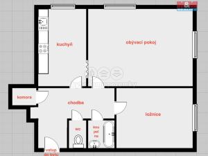 Prodej bytu 2+1, Ostrava - Poruba, Havlíčkovo náměstí, 60 m2