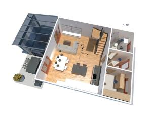 Prodej rodinného domu, Chýně, Amerlingova, 107 m2