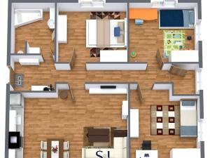 Pronájem bytu 4+kk, Nový Bor, 90 m2