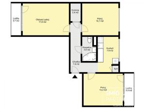 Prodej bytu 3+1, Kutná Hora - Šipší, 17. listopadu, 67 m2