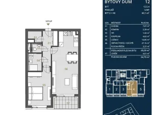 Pronájem bytu 2+kk, Opava, Císařského pluku, 64 m2