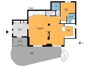 Prodej rodinného domu, Hřiměždice, 418 m2