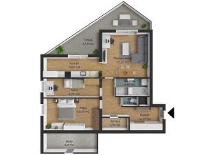 Prodej bytu 3+1, České Budějovice - České Budějovice 7, Plavská, 70 m2