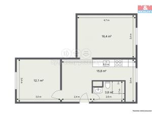 Prodej bytu 2+1, Horní Slavkov, Dlouhá, 48 m2