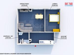 Pronájem bytu 2+kk, Strašice, 49 m2