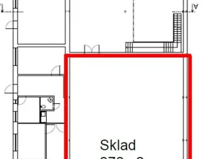 Pronájem skladu, Praha - Horní Počernice, Ve žlíbku, 272 m2