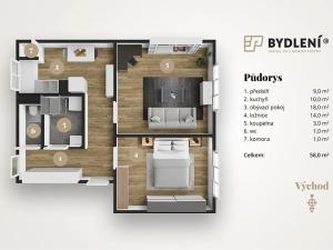 Prodej bytu 2+1, Teplice, Cajthamlova, 56 m2