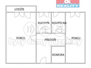 Prodej bytu 2+1, Olomouc, Řezáčova, 48 m2