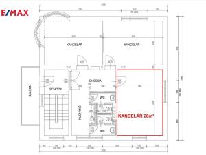 Pronájem kanceláře, Ostrava - Zábřeh, Starobělská, 28 m2